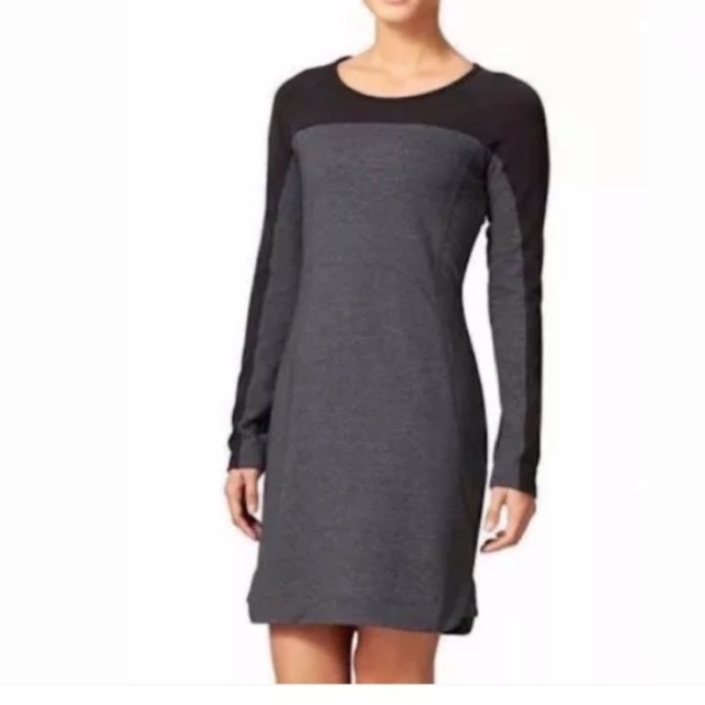 Athleta Omega Long Sleeve Sweatshirt Dress